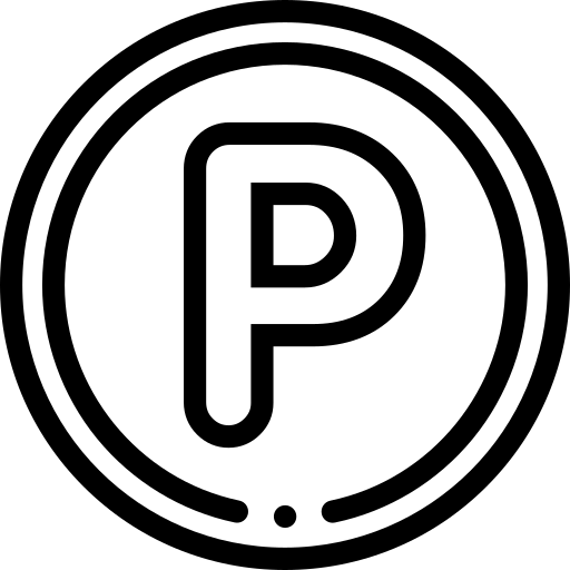 Parkplatz direkt an der Pension